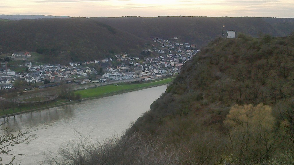 Rheinbroler Ley, erster ordenticher Aufstieg nach Feldkirchen (Foto von früher)