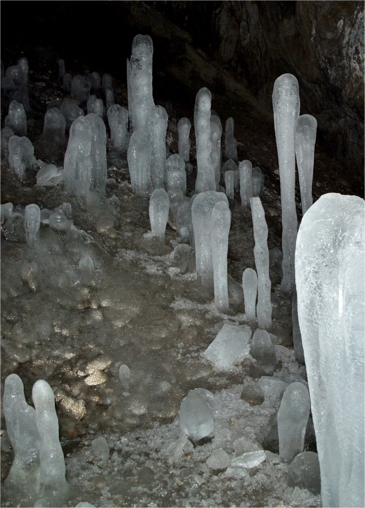 in der Eishöhle