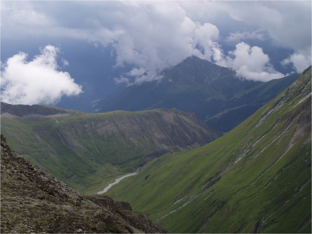 abends an der Hütte - es ist immer noch instabil und immer wieder gewittrig