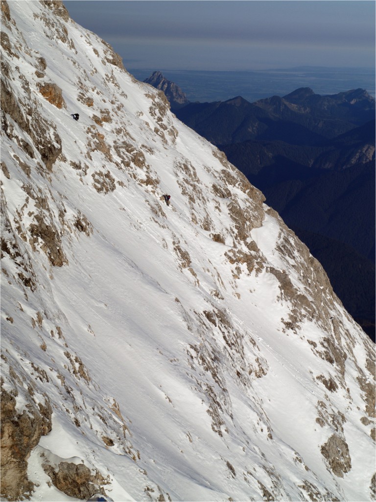 Höllentalsteig in Eiger-Nordwand-Look