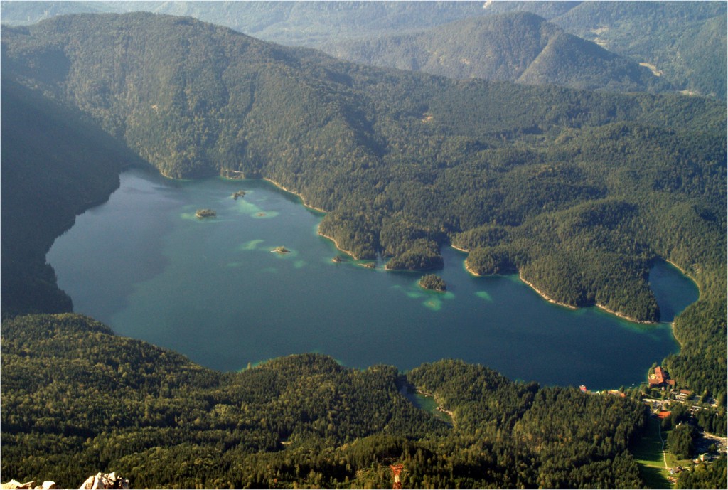 Eibsee von der Riffelspitze