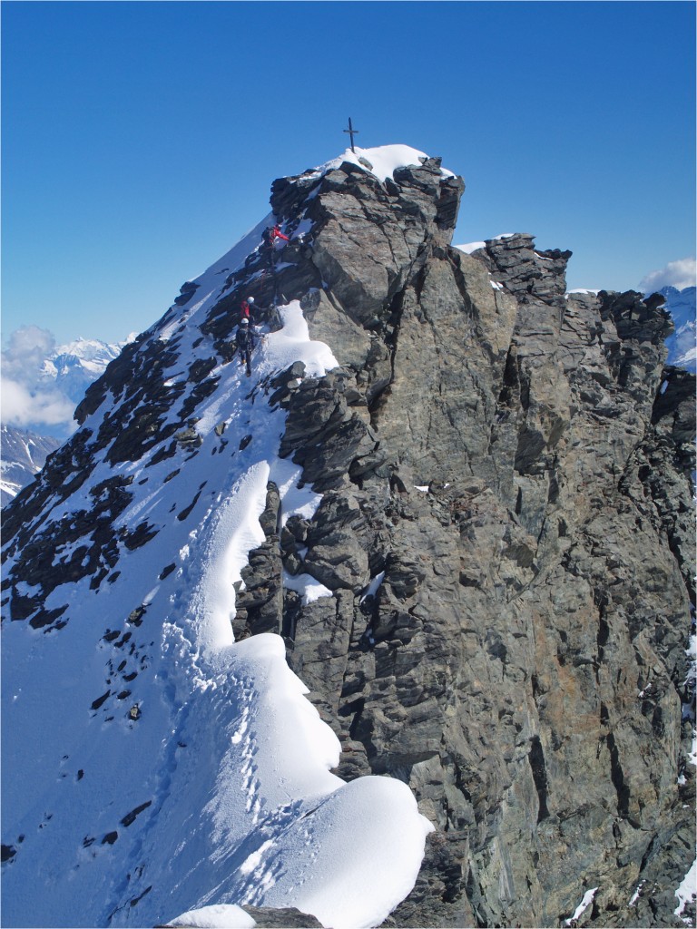 Rimpfischhorn, Hauptgipfel (4198m)