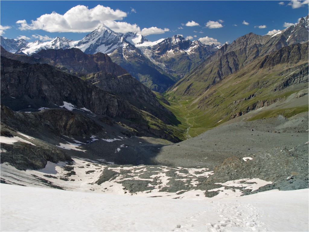 letzte Meter im Schnee