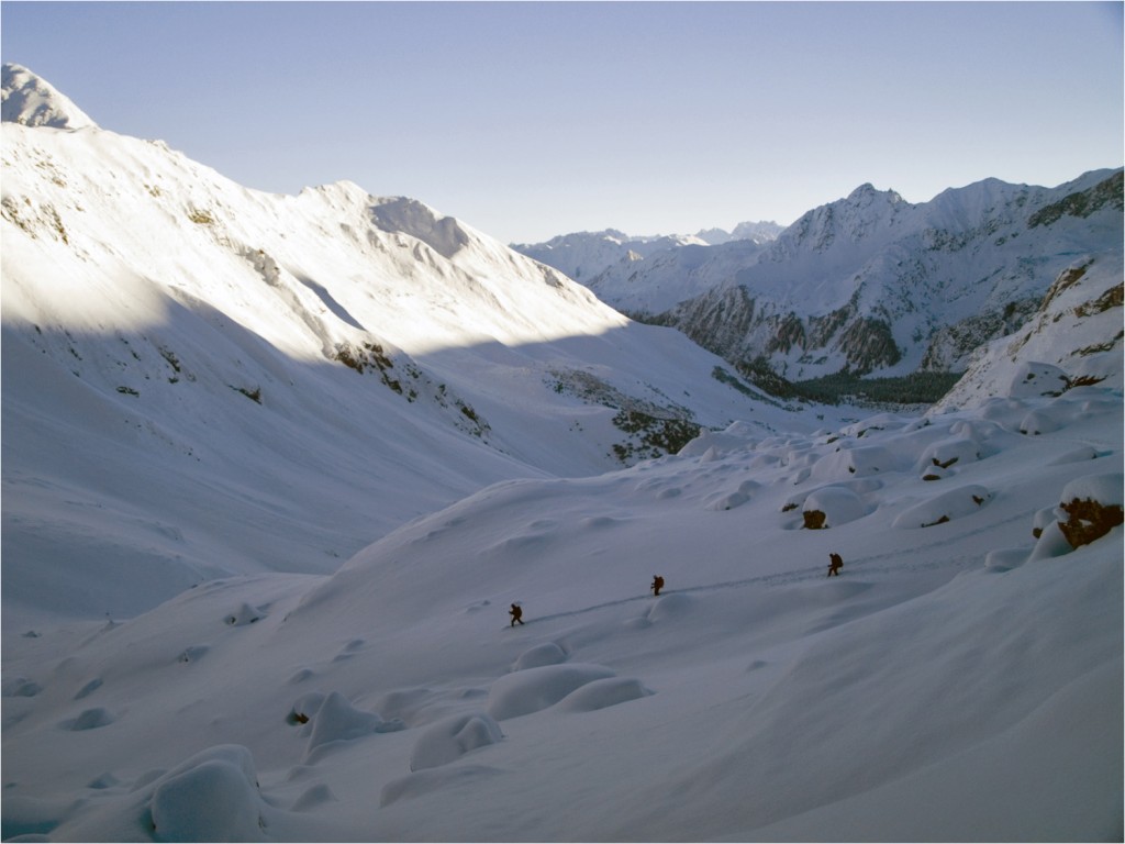 auf dem Weg zum Pass