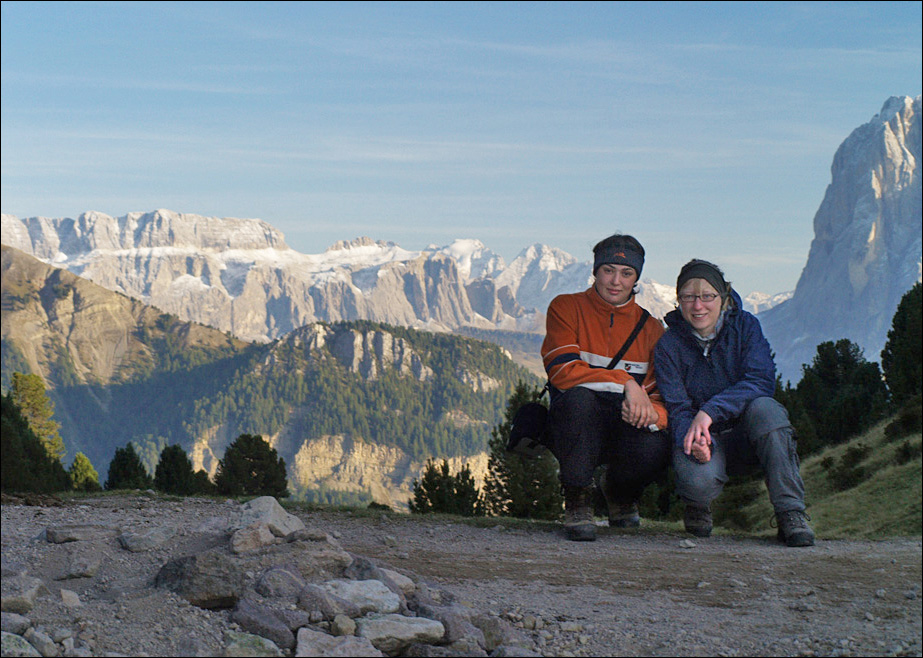 mit Julia in den Dolomiten