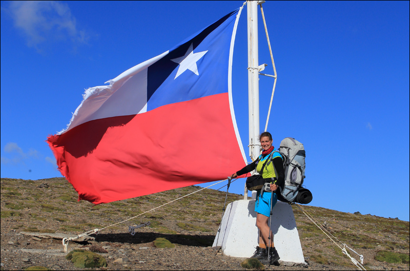 auf dem Cerro Bandera (Berg namens Flagge), Isla Navarino, Circuito de los Dientes (Foto: Frank N.)